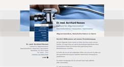 Desktop Screenshot of praxis-neesen.de